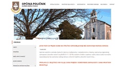 Desktop Screenshot of opcina-policnik.hr